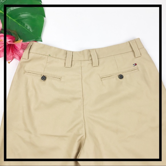 TOMMY HILFIGER Khaki Shorts Size 34 - Picture 4 of 6